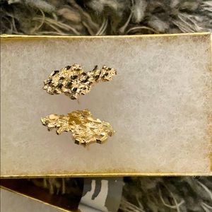 Gold Nugget earrings